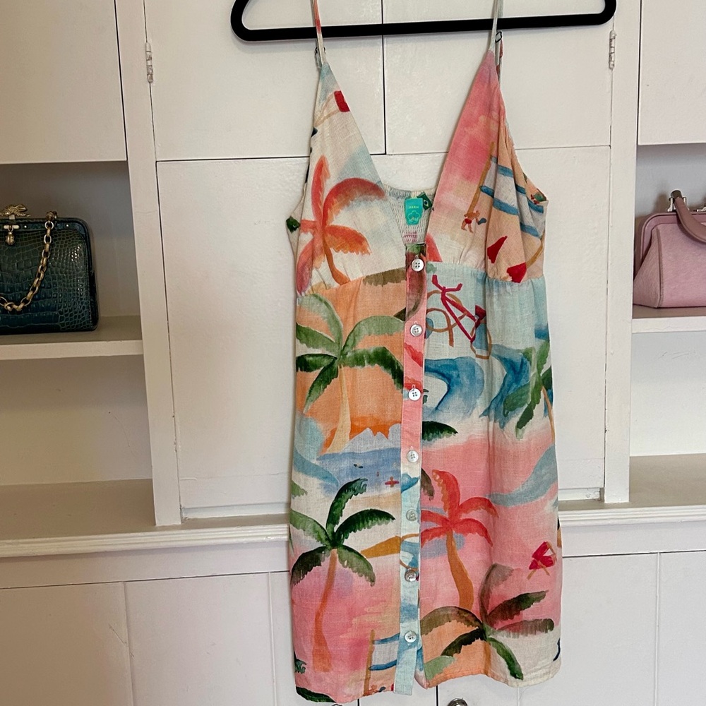 FARM Rio Multicolor Tropical Dress